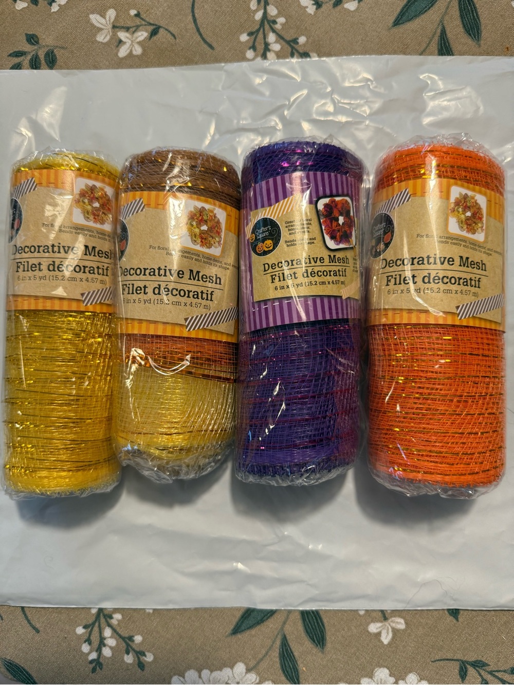 Decorative Mesh Craft Rolls